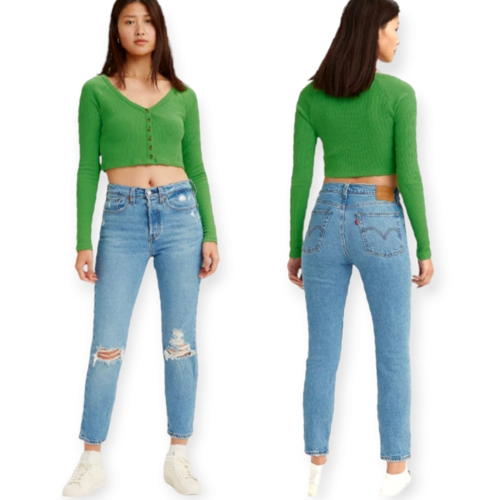 Levi's Premium Wedgie Icon Fit Ankle Jeans size 27